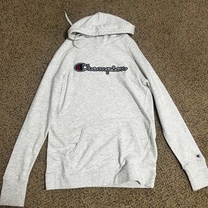 Gray Champion hoodie, Size small
